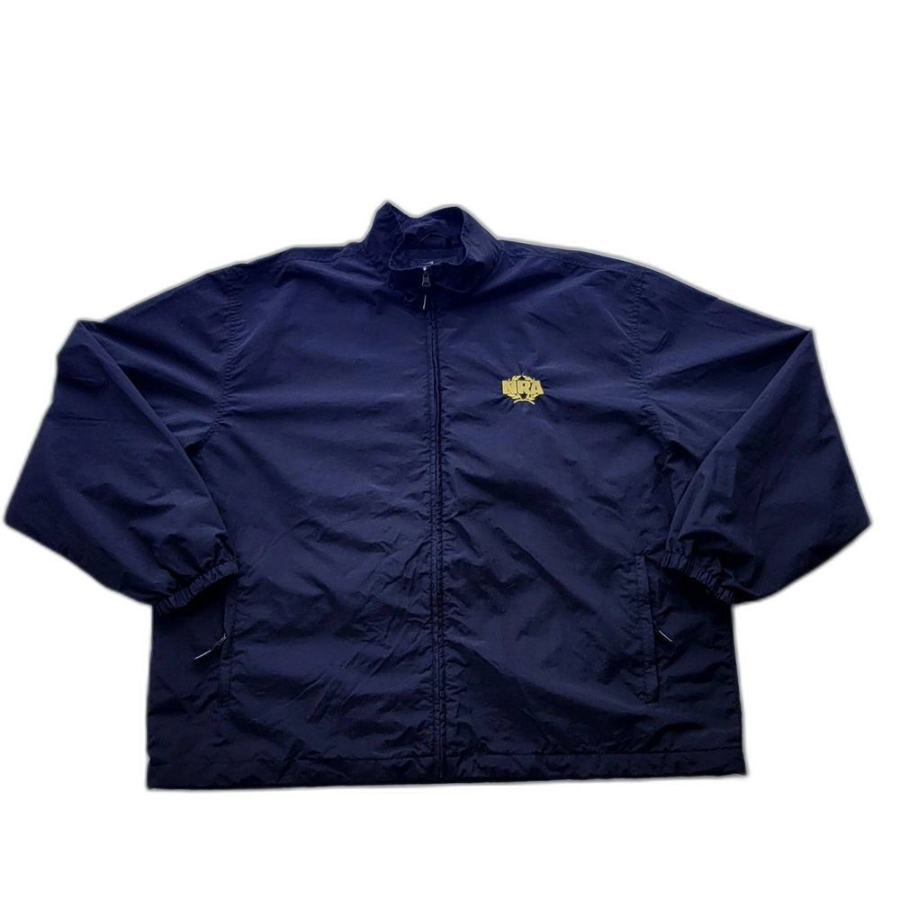 NRA Jacket Black Men's 2XL Full Zip 100% Nylon Used
